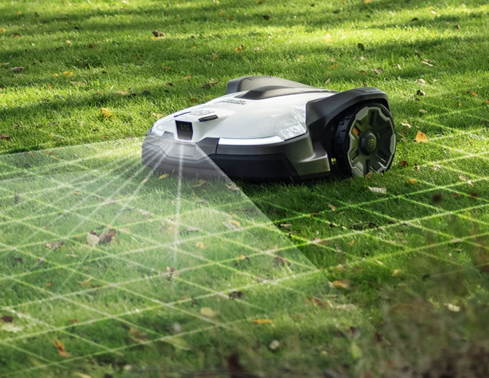 Husqvarna roboto lawnmower portrait