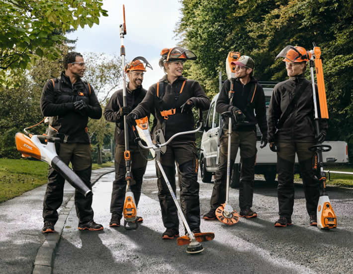 stihl chainsaws and strimmers portrait